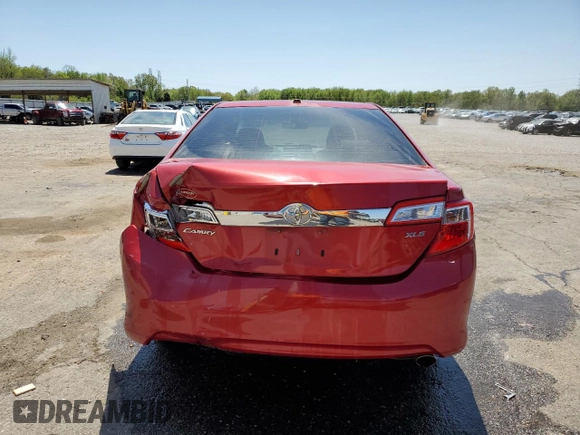 2012 Toyota Camry L with VIN 4T1BF1FK7CU537477, listed as a Copart auction lot 52504725 with 130,872 mi miles and Salvage Title. Bid and sale history available at DreamBid. Image 6.