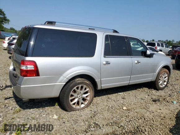 2017 Ford Expedition Max Limited с VIN 1FMJK2AT6HEA46123, выставлен на аукционе Copart как лот 59240455 с пробегом Не указан миль и Чистый • Clean title. История ставок и продаж доступна на DreamBid. Изображение 3.
