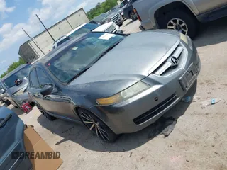 2005 Acura TL with VIN 19UUA66205A061121, listed as a IAAI auction lot 42054185 with 165,097 mi miles. Bid and sale history available at carsss.com. Image 1.