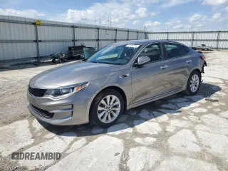 2017 Kia Optima LX with VIN 5XXGT4L37HG147512, listed as a Copart auction lot 52166705 with 88,090 mi miles and Salvage title. Bid and sale history available at DreamBid. Image 1.