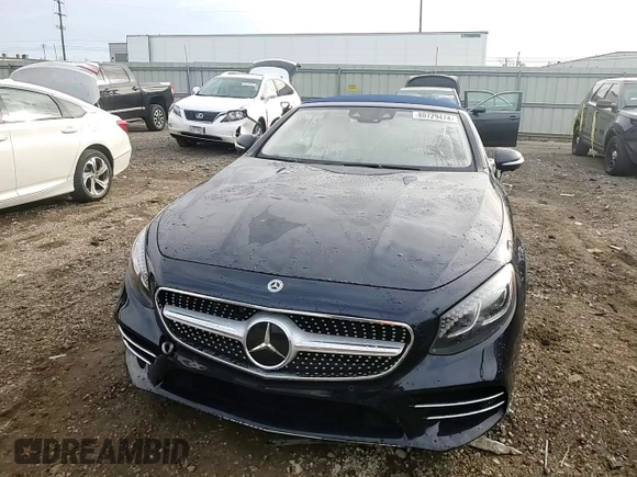 2020 Mercedes-Benz S with VIN W1KXK8DB7LA050420, listed as a Copart auction lot 80729474 with 24,044 mi miles and Salvage Title. Bid and sale history available at DreamBid. Image 13.