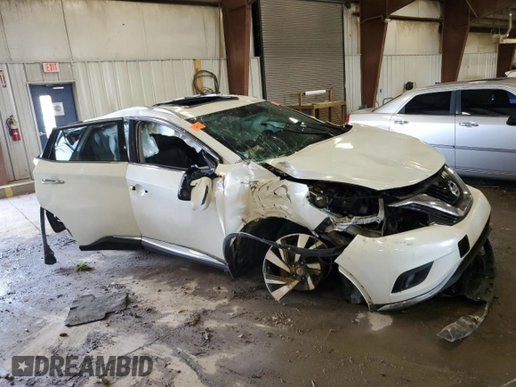 2015 Nissan Murano SL z VIN 5N1AZ2MH6FN279676, wystawiony jako Copart lot #55885835 z przebiegiem Nie podano mil oraz Czysty tytuł • Clean title. Historia ofert i sprzedaży dostępna na DreamBid. Obrazek 4.