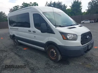 2018 Ford Transit Passenger XL z VIN 1FBAX2CMXJKB46104, wystawiony jako IAAI lot #42263406 z przebiegiem Nie podano mil oraz . Historia ofert i sprzedaży dostępna na DreamBid. Obrazek 1.