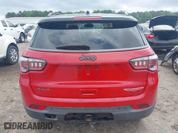 2020 Jeep Compass Trailhawk with VIN 3C4NJDDB5LT166656, listed as a IAAI auction lot 42184661 with 131,080 mi miles and . Bid and sale history available at DreamBid. Image 16.