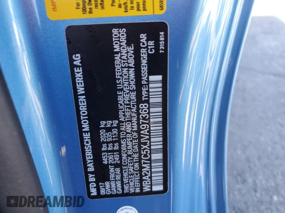 2018 BMW 2 Series 230i with VIN WBA2M7C5XJVA97368, listed as a Copart auction lot 88564715 with 30,298 mi miles and Salvage Title. Bid and sale history available at carsss.com. Image 14.