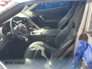 2019 Chevrolet Corvette Grand Sport 1LT with VIN 1G1YW2D73K5114299, listed as a Copart auction lot 48708685 with 56,131 mi miles and Salvage title. Bid and sale history available at DreamBid. Image 7.