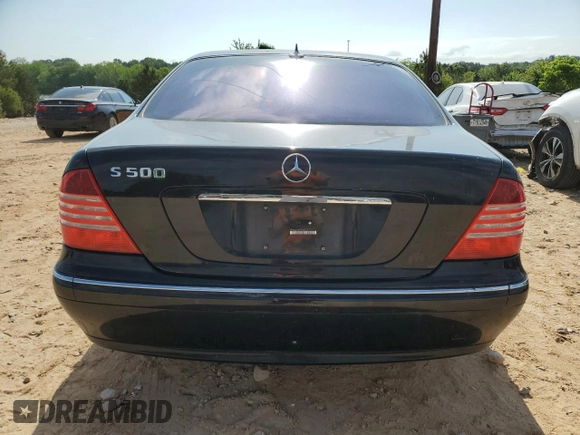 2004 Mercedes-Benz S 320/430/500 with VIN WDBNG75J84A427016, listed as a Copart auction lot 55009715 with Not Provided miles and Clean Title. Bid and sale history available at carsss.com. Image 6.