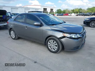 2012 Kia Forte EX with VIN KNAFU4A23C5546964, listed as a IAAI auction lot 42006549 with 43,027 mi miles. Bid and sale history available at carsss.com. Image 1.