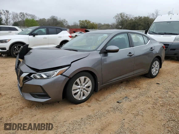 2020 Nissan Sentra S with VIN 3N1AB8BV4LY306203, listed as a Copart auction lot 49105575 with 59,303 mi miles and Non Repairable. Bid and sale history available at carsss.com. Image 1.