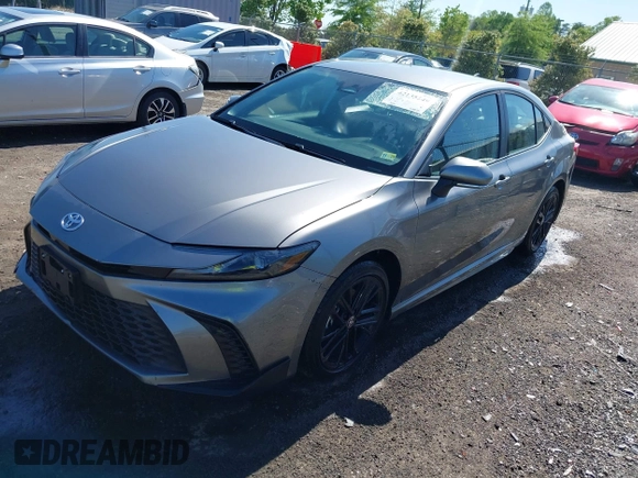 2025 Toyota Camry LE with VIN 4T1DAACK6SU557374, listed as a IAAI auction lot 42135249 with 516 mi miles and . Bid and sale history available at DreamBid. Image 14.