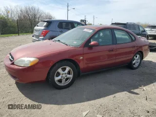 2003 Ford Taurus SES Standard with VIN 1FAFP55S63A144461, listed as a Copart auction lot 52893365 with 63,309 mi miles and Clean Title. Bid and sale history available at carsss.com. Image 1.