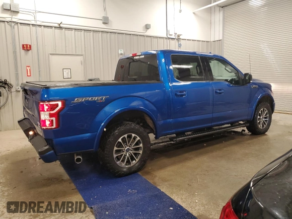 2018 Ford F-150 XL with VIN 1FTEW1EP9JFC13253, listed as a Copart auction lot 47623045 with 71,108 mi miles and Salvage title. Bid and sale history available at DreamBid. Image 3.