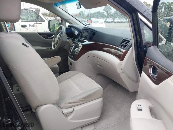 2012 Nissan Quest S with VIN JN8AE2KP1C9041897, listed as a IAAI auction lot 41689099 with NaN miles. Bid and sale history available at carsss.com. Image 5.