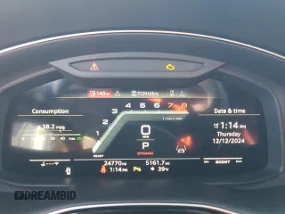 2022 Audi SQ8 Prestige z VIN WA1CWBF16ND026457, wystawiony jako Copart lot #84327434 z przebiegiem 24 770 mil mil oraz Szkoda całkowita • Salvage title. Historia ofert i sprzedaży dostępna na DreamBid. Obrazek 9.