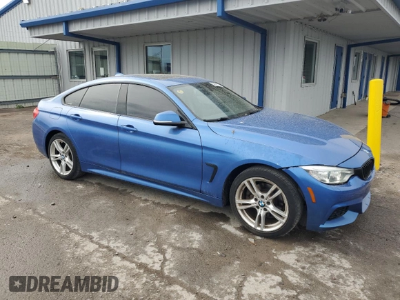 2015 BMW 4 Series 428i xDrive with VIN WBA4C9C53FG135250, listed as a Copart auction lot 56760725 with 52,564 mi miles and Clean title. Bid and sale history available at DreamBid. Image 4.