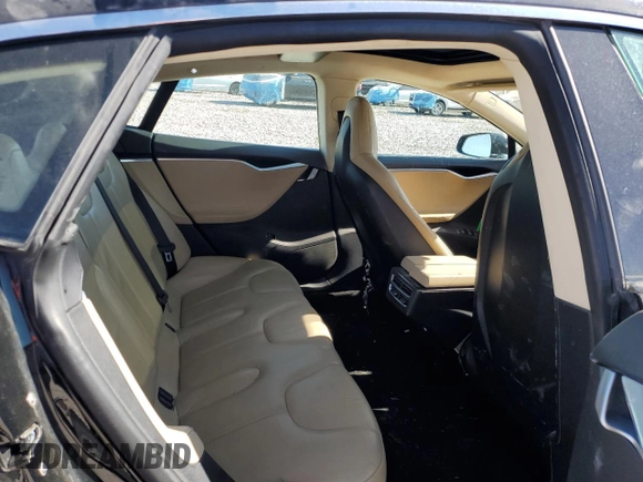 2013 Tesla Model S with VIN 5YJSA1CG7DFP07432, listed as a Copart auction lot 59695375 with 180,037 mi miles and Salvage title. Bid and sale history available at DreamBid. Image 10.