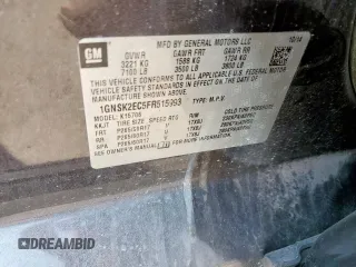 2015 Chevrolet Tahoe Commercial z VIN 1GNSK2EC5FR515993, wystawiony jako Copart lot #58700455 z przebiegiem 133 248 mil mil oraz Szkoda całkowita • Salvage title. Historia ofert i sprzedaży dostępna na DreamBid. Obrazek 13.