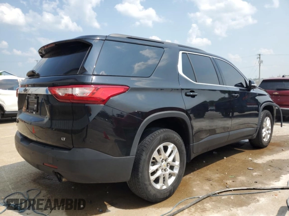 2019 Chevrolet Traverse LT Cloth with VIN 1GNERGKW7KJ161097, listed as a Copart auction lot 59215945 with 117,974 mi miles and Salvage title. Bid and sale history available at DreamBid. Image 3.