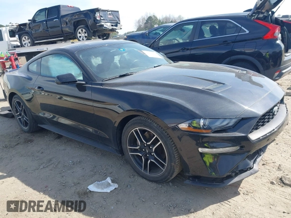 2020 Ford Mustang EcoBoost with VIN 1FA6P8TH5L5187643, listed as a IAAI auction lot 41826302 with 49,886 mi miles. Bid and sale history available at carsss.com. Image 1.