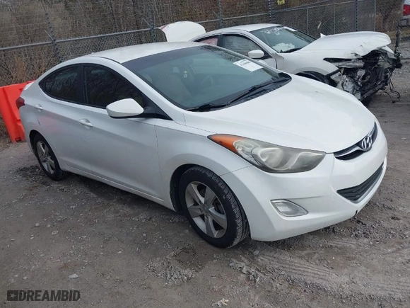 2013 Hyundai Elantra GLS PZEV with VIN 5NPDH4AE5DH278400, listed as a IAAI auction lot 41446886 with 183,429 mi miles. Bid and sale history available at carsss.com. Image 1.