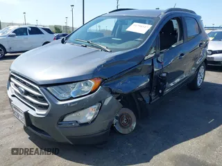 2020 Ford EcoSport SE with VIN MAJ3S2GE9LC349493, listed as a IAAI auction lot 41798547 with 42,946 mi miles. Bid and sale history available at carsss.com. Image 2.