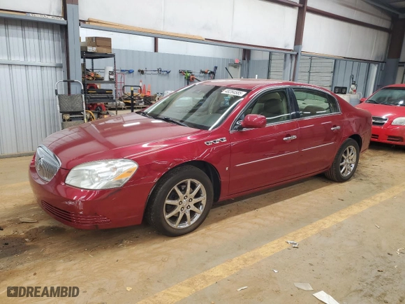2008 Buick Lucerne CXL with VIN 1G4HD57228U127537, listed as a Copart auction lot 48284585 with 184,412 mi miles and Salvage Title. Bid and sale history available at carsss.com. Image 1.