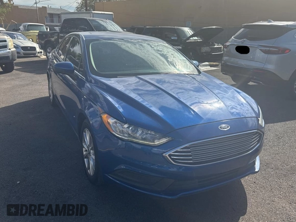 2017 Ford Fusion SE with VIN 3FA6P0HD0HR293719, listed as a Copart auction lot 64027045 with 76,423 mi miles and Clean title. Bid and sale history available at DreamBid. Image 1.