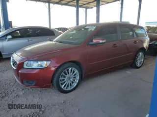 2011 Volvo V50 with VIN YV1672MW1B2606067, listed as a Copart auction lot 43428855 with 52,486 mi miles and Salvage Title. Bid and sale history available at carsss.com. Image 1.
