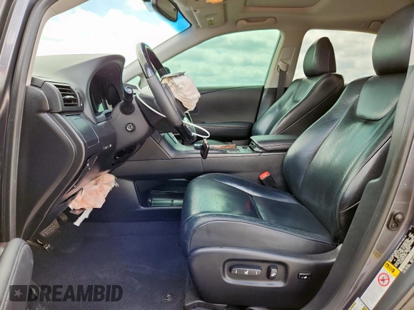 2013 Lexus RX 350 with VIN 2T2ZK1BA0DC118716, listed as a Copart auction lot 61987965 with 185,414 mi miles and Salvage title. Bid and sale history available at DreamBid. Image 7.