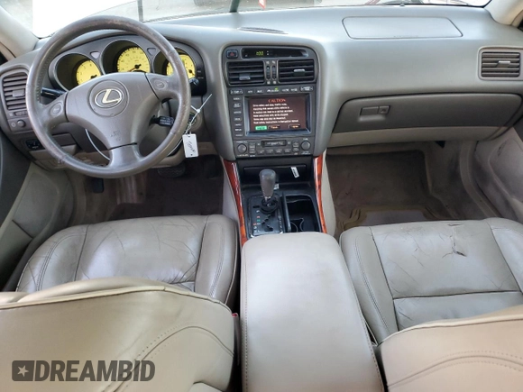 2003 Lexus GS 300 z VIN JT8BD69S530175254, wystawiony jako Copart lot #41432635 z przebiegiem 259 505 mil mil oraz Szkoda całkowita • Salvage title. Historia ofert i sprzedaży dostępna na DreamBid. Obrazek 8.