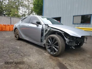 2024 Lexus IS 350 F Sport z VIN JTHGZ1B2XR5073688, wystawiony jako Copart lot #56994845 z przebiegiem 9 593 mil mil oraz Szkoda całkowita • Salvage title. Historia ofert i sprzedaży dostępna na DreamBid. Obrazek 4.