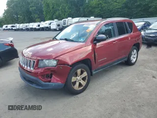 2016 Jeep Compass Sport with VIN 1C4NJCBA8GD609382, listed as a Copart auction lot 61959575 with 120,123 mi miles and Salvage title. Bid and sale history available at DreamBid. Image 1.