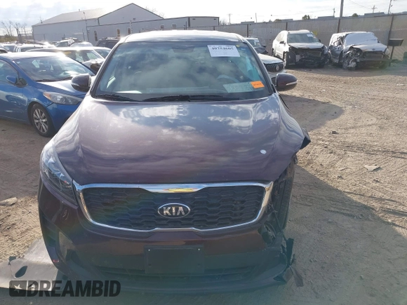 2019 Kia Sorento S V6 with VIN 5XYPGDA54KG559320, listed as a IAAI auction lot 40754605 with 68,555 mi miles. Bid and sale history available at carsss.com. Image 12.