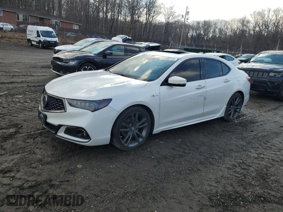 2020 Acura TLX w/A-Spec Pkg with VIN 19UUB1F62LA012955, listed as a Copart auction lot 49306725 with 54,003 mi miles and Salvage title. Bid and sale history available at DreamBid. Image 1.