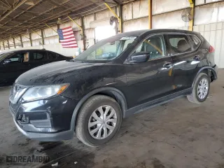 2018 Nissan Rogue S with VIN KNMAT2MV4JP596901, listed as a Copart auction lot 47379285 with 76,728 mi miles and Salvage Title. Bid and sale history available at carsss.com. Image 1.