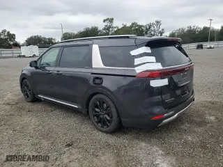 2024 Kia Carnival SX with VIN KNDNE5H37R6433828, listed as a Copart auction lot 74878214 with 0 mi miles and Salvage Title. Bid and sale history available at carsss.com. Image 2.
