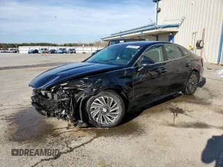 2021 Hyundai Sonata Hybrid Limited with VIN KMHL54JJ3MA021448, listed as a Copart auction lot 43934785 with 58,173 mi miles and Salvage Title. Bid and sale history available at carsss.com. Image 1.