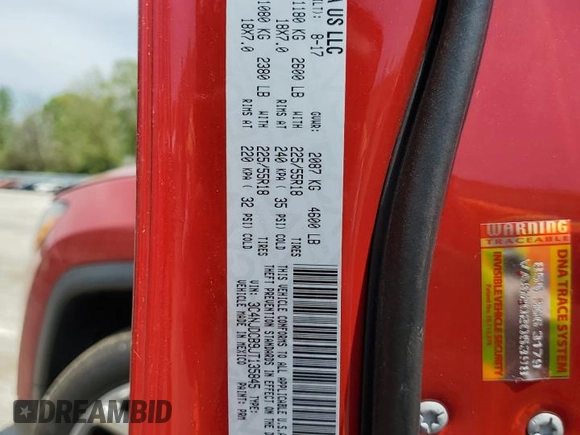 2018 Jeep Compass Limited с VIN 3C4NJDCB9JT135845, выставлен на аукционе Copart как лот 50916064 с пробегом 79 168 миль миль и Списание • Salvage title. История ставок и продаж доступна на DreamBid. Изображение 13.