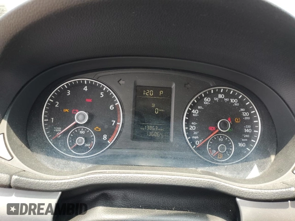 2014 Volkswagen Passat Wolfsburg Edition with VIN 1VWAT7A31EC053922, listed as a Copart auction lot 59945025 with 136,864 mi miles and Clean title. Bid and sale history available at DreamBid. Image 9.