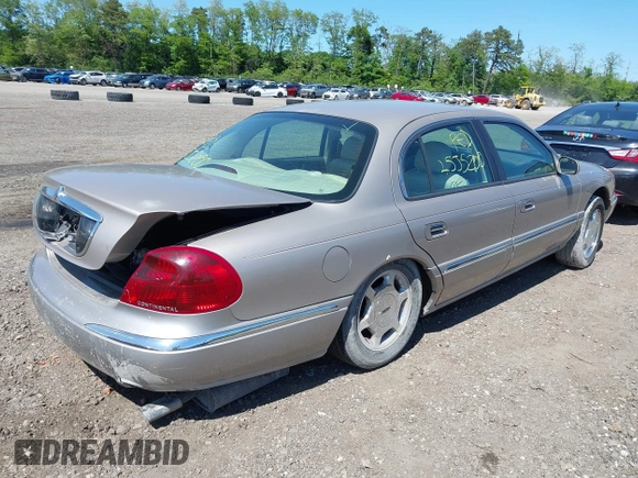 2001 Lincoln Continental z VIN 1LNHM97V31Y638576, wystawiony jako IAAI lot #42305531 z przebiegiem Nie podano mil oraz . Historia ofert i sprzedaży dostępna na DreamBid. Obrazek 4.