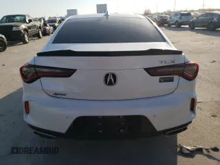 2021 Acura TLX w/A-Spec Package with VIN 19UUB5F59MA003377, listed as a Copart auction lot 47469825 with 41,237 mi miles and Salvage Title. Bid and sale history available at carsss.com. Image 6.
