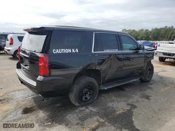 2020 Chevrolet Tahoe Commercial with VIN 1GNLCDEC5LR230722, listed as a Copart auction lot 81406784 with 134,960 mi miles and Salvage Title. Bid and sale history available at carsss.com. Image 3.
