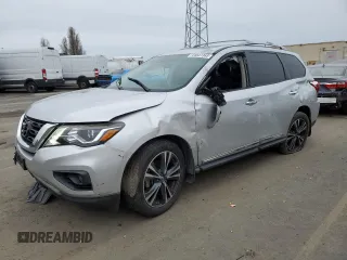 2017 Nissan Pathfinder SL with VIN 5N1DR2MN5HC655530, listed as a Copart auction lot 44841365 with 72,954 mi miles and Salvage title. Bid and sale history available at DreamBid. Image 1.