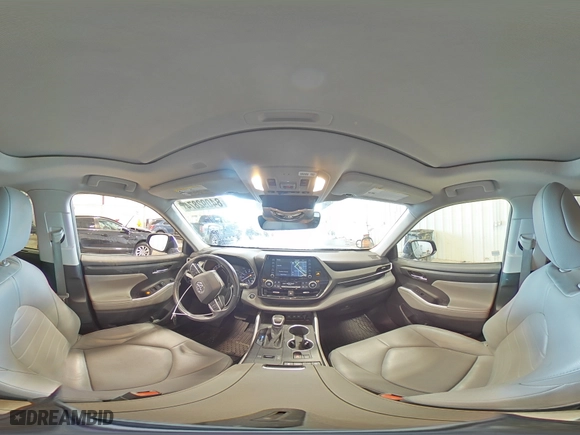2020 Toyota Highlander XLE with VIN 5TDHZRAH2LS013609, listed as a Copart auction lot 84092874 with 53,601 mi miles and Salvage Title. Bid and sale history available at carsss.com. Image 15.