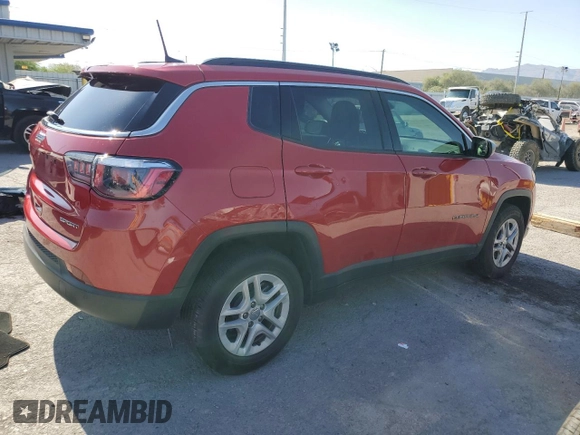 2019 Jeep Compass Sport with VIN 3C4NJCABXKT613530, listed as a Copart auction lot 57901865 with 102,530 mi miles and Salvage title. Bid and sale history available at DreamBid. Image 3.