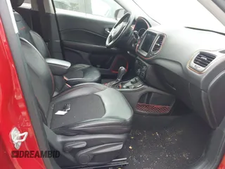 2020 Jeep Compass Trailhawk with VIN 3C4NJDDB8LT207748, listed as a IAAI auction lot 41963469 with 66,496 mi miles and . Bid and sale history available at carsss.com. Image 5.