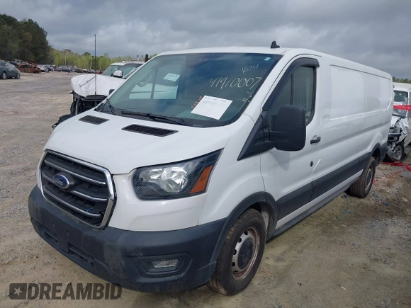 2020 Ford Transit Cargo with VIN 1FTBR1Y85LKA70004, listed as a IAAI auction lot 41910007 with 115,005 mi miles and . Bid and sale history available at DreamBid. Image 17.