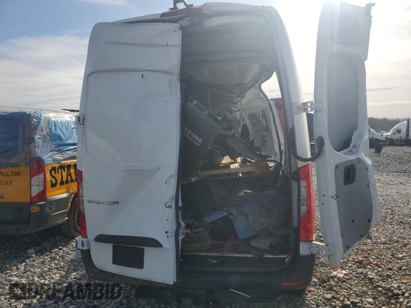 2022 Mercedes-Benz Sprinter with VIN W1Y4EBVY1NT116631, listed as a Copart auction lot 69082844 with Not Provided miles and Salvage Title. Bid and sale history available at DreamBid. Image 6.