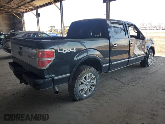 2012 Ford F-150 XL with VIN 1FTFW1ET3CFC55874, listed as a Copart auction lot 65755355 with 174,018 mi miles and Salvage title. Bid and sale history available at DreamBid. Image 3.