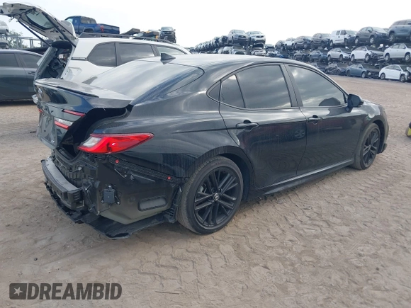 2025 Toyota Camry LE with VIN 4T1DAACK1SU007211, listed as a IAAI auction lot 41969139 with 25,770 mi miles and . Bid and sale history available at DreamBid. Image 4.